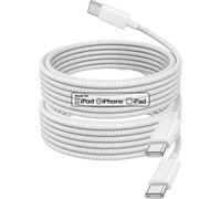 iPhone 15 Cable, 2 Pack 2M Braided Charger Cable for iPhone 15 USB C to C Cable Fast Charge 60W for Apple iPhone 16/16 Pro/16 Pro Max/15/15 Plus/15 Pro/15 Pro Max, iPad, MacBook