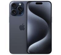 Apple iPhone 15 Pro Max 17 cm (6.7") Double SIM iOS 17 5G USB Type-C 256 Go Titane, Bleu