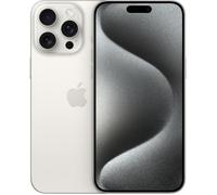 Apple iPhone 15 Pro Max 17 cm (6.7") Double SIM iOS 17 5G USB Type-C 256 Go Titane, Blanc