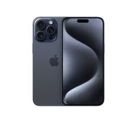Apple iPhone 15 Pro Max 17 cm (6.7") Double SIM iOS 17 5G USB Type-C 1 To Titane, Bleu
