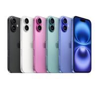 Apple iPhone 16 15,5 cm (6.1") Double SIM iOS 18 5G USB Type-C 128 Go Noir