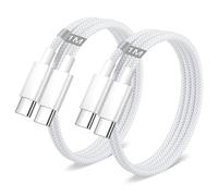 iPhone 17 16 15 Câble, 60W Câble USB C vers USB C 2pcs 1M Cable Type C Charge Rapide Câble Chargeur Cordon Fil Type C pour Apple iPhone 15 16 17 Pro Max/Plus,iPad Pro/Mini 7 6,Samsung Galaxy S25 S24