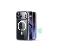 Iphone 17 pro max - transparent - set classic hybrid magsafe + verre trempé