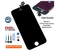 IPHONE 5 Qualité Premium de Rechange Retina LCD Et Numériseur Écran Tactile Noir