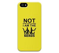 iPhone 5S Case, iPhone 5S Cases - Ultra Thin Fit Hard Case for iPhone 5/5s The Big Bang Theory Nerd King Scratch-Resistant 3D Print Back Bumper Case for iPhone 5/5S