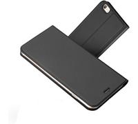 Iphone 6 Case, Ultra-Slim Premium Pu Leather Wallet Flip Case Cover For Apple Iphone 6/Iphone 6s 4.7 Inch - Grey/Black
