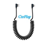 iPhone Car Carplay Cable - Câble USB C vers Lightning Coudé 90 Degrés, MFi, Transfert de données, Charge rapide 3A, Cable iPhone Voiture USBC Câble court Coudé USB-C vers Lightning pour CarPlay
