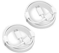 iPhone Charge Rapide Câble, 2 Câble USB C vers Lightning Charge iPhone Rapide MFi Apple Certifié 2M, pour iPhone 12 Mini 11 Pro X XR XS Max 8, iPad Pro 2018/Air 2019/Mini, Fil C-Lightning Blanc