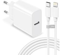 Iphone Fast Charger, 25w Usb C Fast Charger With 3m Iphone Cable, Iphone Charger Usb C Plug Charger Type C Ac Adapter Power Supply For Apple Iphone 14 Pro Max/14 Plus/13/12 Mini/11/X