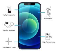 Iphone iPhone 12 Verre Trempé Protection écran Film Protection en Verre trempé écran Protecteur