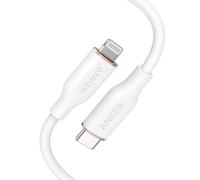 iPhone USB C Cable, PowerLine III Flow USB-C to Lightning PD Cable, Compatible with iPhone 13/13 Pro Max/12/11 Pro/X/XS/XR/8 Plus, AirPods Pro, 90cm, MFi Certified, Silica Gel (Snow White)