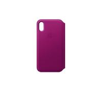 iPhone X Leather Folio - Berry