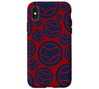iPhone X/XS Marvel Falcon & Winter Soldier Falcon Blue Shield Icons Case