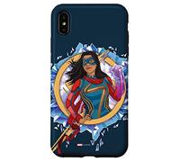 iPhone XS Max Marvel Ms. Marvel Kamala Khan Lighting Bolt Dark Teal Case
