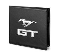 iPick Image Porte-documents en cuir PU pour Ford Mustang GT