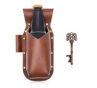 iPihsius Étui à bière, étui à bière pour homme, décapsuleur inclus, cadeau de bière pour homme, mains libres lors de fêtes, barbecues, camping