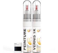 ipixline Kit Retouche Peinture Carénage Moto - Stylo Correcteur Peinture 30 ml, Vernis Brillant 1k 30 ml - Compatible avec Bmw - Blackstorm 2 N2U