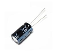 IPKAAAAD 10PCS 400V10UF 10 * 17mm 10UF 400V 10 * 17 Condensateur électrolytique