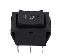 IPKAAAAD 2pcs Momentary Rocker Switch 6 Flat Pins Double Sides Spring Return to Middle After Released