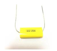 IPKAAAAD Condensateur axial en polypropylène 3,3 UF 250 V, 10 pièces