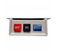 IPKAAAAD Emergency Stop Switch 2pcs 220V 380V 2.2KW Industrial Sewing Machine Clutch electronic starter ON/Off Start Stop Push Button Switch LAK-10