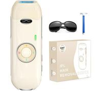 Ipl Épilateur Lumière Pulsée, 22J [3 Modes] Sans Douleur Visage/Aisselles/Bikini, Épilation Laser Définitive Femmes/Hommes