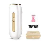 IPL épilateur lumière pulsée, Refroidissement Saphir Sans Douleur Epilateur lumiere Pulsee, 1200nm Épilateur laser, 3 Modes Réglage 5 Vitesses, Épilation Permanente