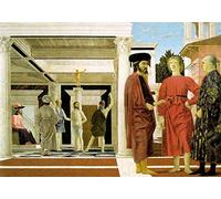 IPLUPJDY Peinture Poster Abstraite Tableau Mural Art Mural Impression la flagellation de Piero Della Francesca Abstraite Tableau Mural Pour la Décoration Murale 60x90cm