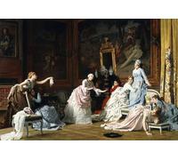 IPLUPJDY Peinture Poster Abstraite Tableau Mural Peinture sur Toile Blind Mans Bluff par Gustave Baauernfeind Art Mural en Toile Pour les Décorations pour la Maison 60x90cm