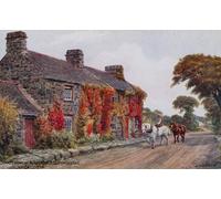 IPLUPJDY Peinture Poster Abstraite Tableau Mural Peinture sur Toile du très honorable D Lloyd George Nr Criccieth par Alfred Robert Quinton Pour les Décorations pour la Maison 60x90cm