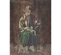 IPLUPJDY Peinture Poster Abstraite Tableau Mural Peinture sur Toile Ellen Sickert S de Walter Richard Sickert Art Mural en Toile Pour les Décorations pour la Maison 60x90cm