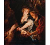 IPLUPJDY Peinture Poster Abstraite Tableau Mural Peinture sur Toile Judith avec la tête d'Holopherne de Peter Paul Rubens Art Mural en Toile Pour les Décorations pour la Maison 60x90cm