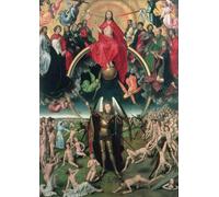 IPLUPJDY Peinture Poster Abstraite Tableau Mural Peinture sur Toile le Jugement dernier de Hans Memling Art Mural en Toile Pour les Décorations pour la Maison 60x90cm