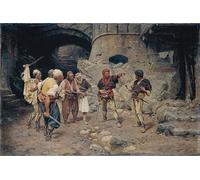 IPLUPJDY Peinture Poster Abstraite Tableau Mural Peinture sur Toile le traître de Paul Joanowitch Art Mural en Toile Pour les Décorations pour la Maison 60x90cm