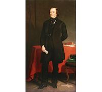 IPLUPJDY Peinture Poster Abstraite Tableau Mural Peinture sur Toile Portrait de John Russell St Earl Russell par Francis Grant Art Mural en Toile Pour les Décorations pour la Maison 60x90cm
