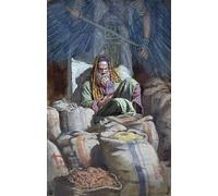 IPLUPJDY Peinture Poster Abstraite Tableau Mural Peinture sur Toile Tu es fou cette nuit ton âme te sera demandée par Jacques Art Mural en Toile Pour les Décorations pour la Maison 60x90cm
