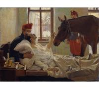 IPLUPJDY Peinture Poster Abstraite Tableau Mural Peinture sur Toile une chère visite de Max Kurzweil Art Mural en Toile Pour les Décorations pour la Maison 60x90cm