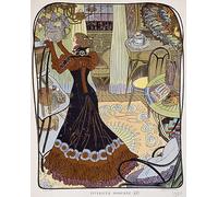 IPLUPJDY Peinture Poster Art Mural en Toile Impression Tableaux A la recherche du temps perdu de Georges De Feure Tableaux Moderne Pour la Décoration Murale 60x90cm