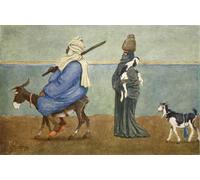 IPLUPJDY Peinture Poster Art Mural en Toile Impression Tableaux a Nile Sky Line From the Light Side of Egypt par Lance Thackeray Peinture Affiche Pour la Décoration Murale 60x90cm