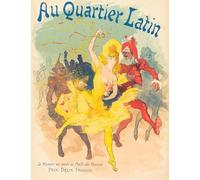 IPLUPJDY Peinture Poster Art Mural en Toile Impression Tableaux au Quartier Latin de Jules Cheret Peinture Affiche Pour la Décoration Murale 60x90cm