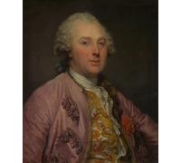 IPLUPJDY Peinture Poster Art Mural en Toile Impression Tableaux Charles Claude De Flahaut Comte Dangiviller par Jean Baptiste Greuze Peinture Affiche Pour la Décoration Murale 60x90cm