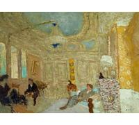 IPLUPJDY Peinture Poster Art Mural en Toile Impression Tableaux dans la salle d'attente d'Edouard Vuillard Peinture Affiche Pour la Décoration Murale 60x90cm