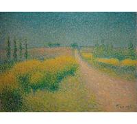 IPLUPJDY Peinture Poster Art Mural en Toile Impression Tableaux la route des genêts d'Achille Lauge Peinture Affiche Pour la Décoration Murale 60x90cm