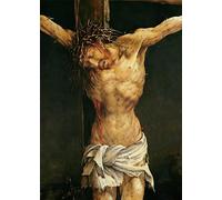 IPLUPJDY Peinture Poster Art Mural en Toile Impression Tableaux Le Christ en croix de Matthias Grünewald Peinture Affiche Pour la Décoration Murale 60x90cm