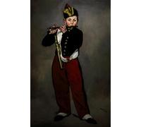 IPLUPJDY Peinture Poster Art Mural en Toile Impression Tableaux le joueur de fifre d'Edouard Manet Peinture Affiche Pour la Décoration Murale 60x90cm
