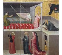 IPLUPJDY Peinture Poster Art Mural en Toile Impression Tableaux les trois femmes qui parlent au fond de la scène de Simone Maritini Peinture Affiche Pour la Décoration Murale 60x90cm