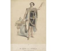 IPLUPJDY Peinture Poster Art Mural en Toile Impression Tableaux Monsieur Rossi comme Othello par Antonin Marie Chatinière Peinture Affiche Pour la Décoration Murale 60x90cm