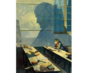 IPLUPJDY Peinture Poster Art Mural en Toile Impression Tableaux Napoléon Ier Bonaparte Étudiant à l'École Royale Militaire de Brienne Peinture Affiche Pour la Décoration Murale 60x90cm