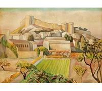 IPLUPJDY Peinture Poster Art Mural en Toile Impression Tableaux Paysage provençal de Roger Eliot Fry Tableaux Moderne Pour la Décoration Murale 60x90cm