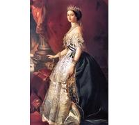 IPLUPJDY Peinture Poster Art Mural en Toile Impression Tableaux Portrait de l'Impératrice Eugénie par Xaver Winterhalter Tableaux Moderne Pour la Décoration Murale 60x90cm
